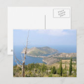 Uitzicht van Assos (Kefalonia) Briefkaart (Voorkant / Achterkant)