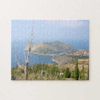 Uitzicht van Assos (Kefalonia) Legpuzzel