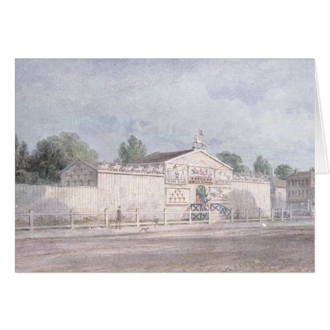 Uitzicht van Astley's amfitheater, 1777 (Voorkant Horizontaal)