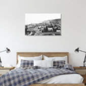 Uitzicht van astoria, of foto canvas afdruk (Insitu (Slaapkamer))