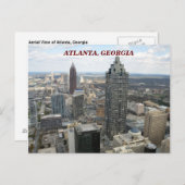 Uitzicht van Atlanta, Georgië Briefkaart (Voorkant / Achterkant)