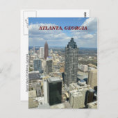 Uitzicht van Atlanta, Georgië Briefkaart (Voorkant / Achterkant)