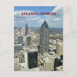 Uitzicht van Atlanta, Georgië Briefkaart