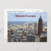 Uitzicht van Atlanta, Georgië Briefkaart (Voorkant / Achterkant)