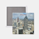 Uitzicht van Atlanta, Georgië Magneet (Voorkant / Achterkant)