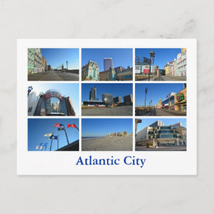 Uitzicht van Atlantic City Briefkaart