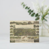 Uitzicht van Auburn, Californië (1887) Briefkaart (Staand voorkant)