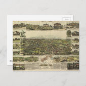 Uitzicht van Auburn, Californië (1887) Briefkaart (Voorkant / Achterkant)