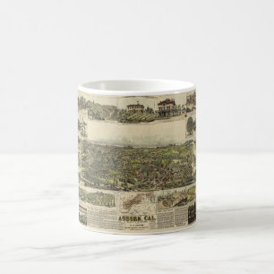 Uitzicht van Auburn, Californië (1887) Koffiemok