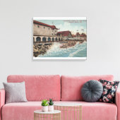 Uitzicht van Auditorium, Casino en Bath House Canvas Afdruk (Insitu (Woonkamer))