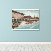 Uitzicht van Auditorium, Casino en Bath House Canvas Afdruk (Insitu (Houten vloer))