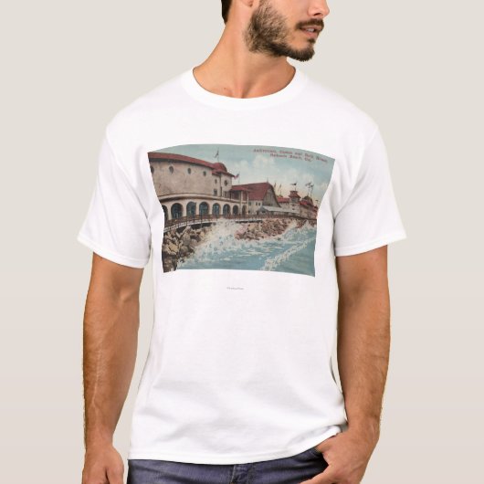 Uitzicht van Auditorium, Casino en Bath House T-shirt (Voorkant)
