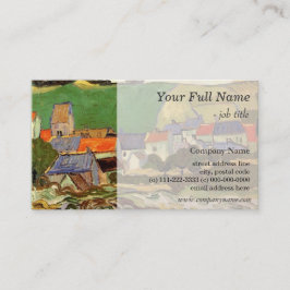 Uitzicht van Auvers door Vincent van Gogh. Visitekaartje