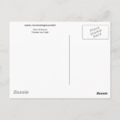 Uitzicht van Auvers (F799) Van Gogh Fine Art Briefkaart (Achterkant)