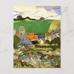 Uitzicht van Auvers (F799) Van Gogh Fine Art Briefkaart