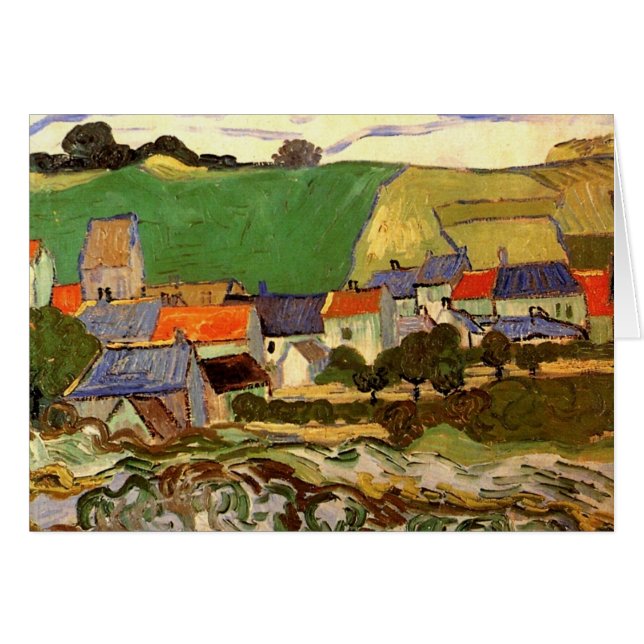 Uitzicht van Auvers Vincent van Gogh (Voorkant Horizontaal)