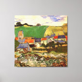 Uitzicht van Auvers Vincent van Gogh. Canvas Afdruk (Voorkant)