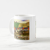 Uitzicht van Auvers Vincent van Gogh Koffiemok (Voorkant links)