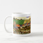 Uitzicht van Auvers Vincent van Gogh Koffiemok (Links)