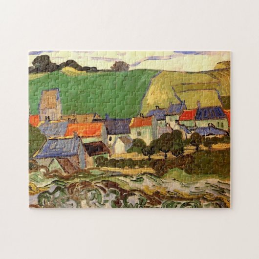 Uitzicht van Auvers Vincent van Gogh. Legpuzzel (Horizontaal)