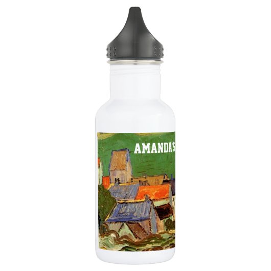 Uitzicht van Auvers, Vincent van Gogh. persoonlijk Waterfles (Links)