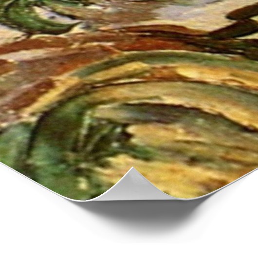 Uitzicht van Auvers Vincent van Gogh Poster (Hoek)