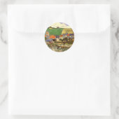 Uitzicht van Auvers Vincent van Gogh Ronde Sticker (Tas)