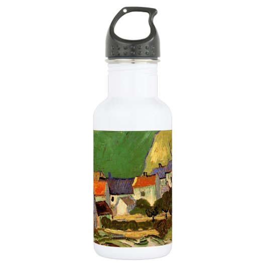 Uitzicht van Auvers Vincent van Gogh. Waterfles (Voorkant)