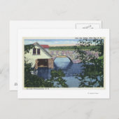 Uitzicht van Back Bay Bridge Briefkaart (Voorkant / Achterkant)