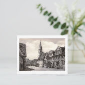 Uitzicht van Bad Windsheim, Beieren, Duitsland Vin Briefkaart (Staand voorkant)