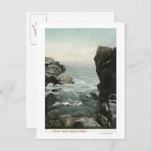 Uitzicht van Bakers Island, Whales Gulch Briefkaart (Voorkant / Achterkant)