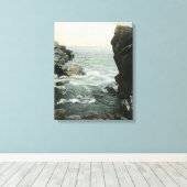 Uitzicht van Bakers Island, Whales Gulch Canvas Afdruk (Insitu (Houten vloer))