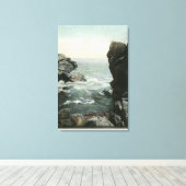 Uitzicht van Bakers Island, Whales Gulch Canvas Afdruk (Insitu (Houten vloer))
