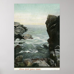 Uitzicht van Bakers Island, Whales Gulch Poster