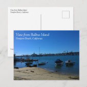 Uitzicht van Balboa Island, Newport Beach, Califor Briefkaart (Voorkant / Achterkant)