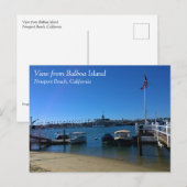 Uitzicht van Balboa Island, Newport Beach, Califor Briefkaart (Voorkant / Achterkant)