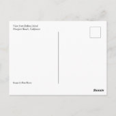 Uitzicht van Balboa Island, Newport Beach, Califor Briefkaart (Achterkant)