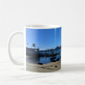 Uitzicht van Balboa Island, Newport Beach, Califor Koffiemok (Links)