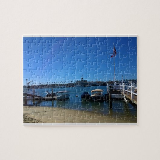 Uitzicht van Balboa Island, Newport Beach, Califor Legpuzzel (Horizontaal)