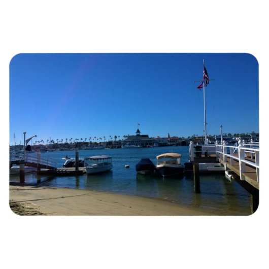 Uitzicht van Balboa Island, Newport Beach, Califor Magneet (Horizontaal)