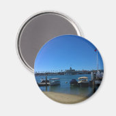 Uitzicht van Balboa Island, Newport Beach, Califor Magneet (Voorkant / Achterkant)