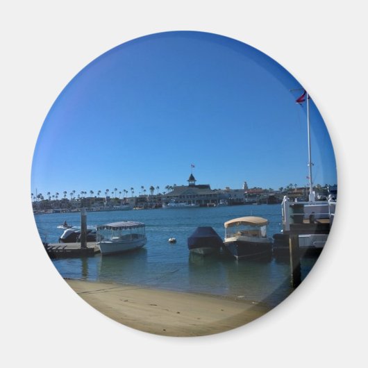 Uitzicht van Balboa Island, Newport Beach, Califor Magneet (Voorkant)