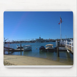 Uitzicht van Balboa Island, Newport Beach, Califor Muismat