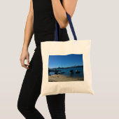Uitzicht van Balboa Island, Newport Beach, Califor Tote Bag (Voorkant (product))