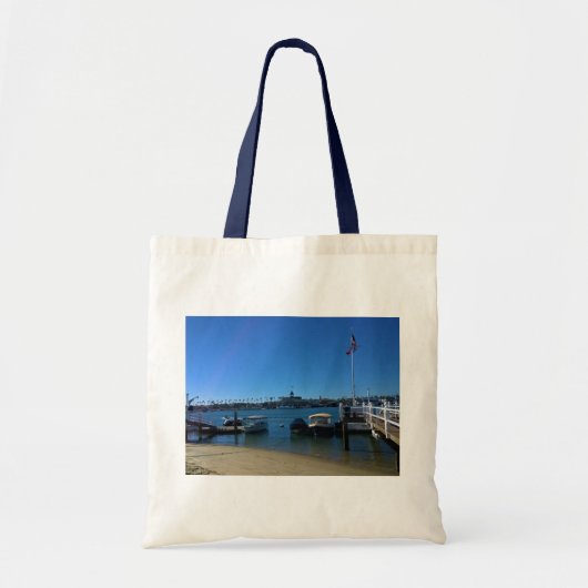 Uitzicht van Balboa Island, Newport Beach, Califor Tote Bag (Voorkant)