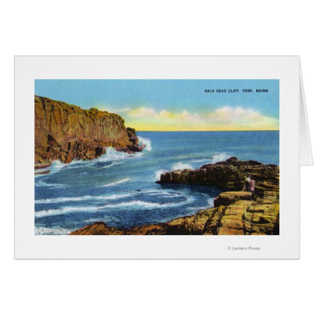 Uitzicht van Bald Head Cliff bij York Beach (Voorkant Horizontaal)