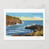 Uitzicht van Bald Head Cliff bij York Beach Briefkaart (Voorkant)