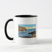 Uitzicht van Bald Head Cliff bij York Beach Mok (Links)