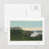Uitzicht van Bald Head Cliff & Exterior of Cliff H Briefkaart (Voorkant / Achterkant)