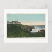 Uitzicht van Bald Head Cliff & Exterior of Cliff H Briefkaart (Voorkant)